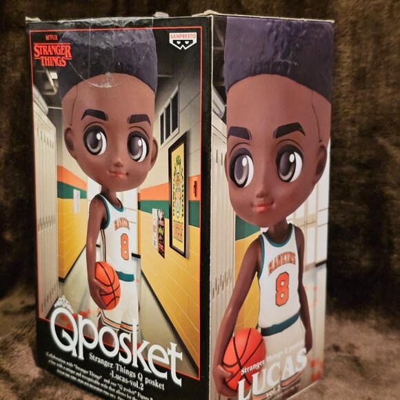 Banpresto Bandai Spirits Q Posket Stranger Things Lucas (vol. 2) Figure - Picture 4 of 9